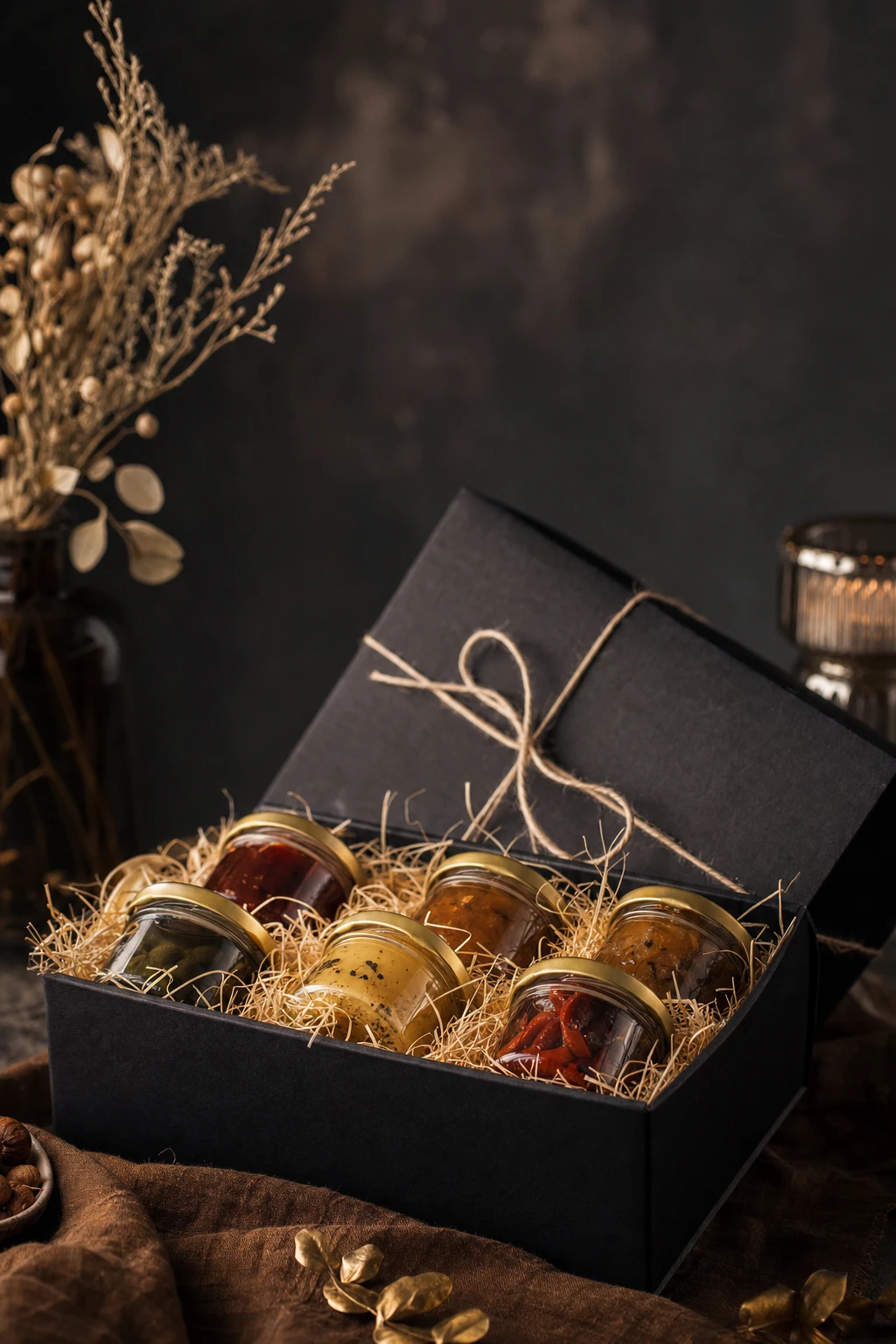 Geschenkschachtel mit Trüffelspezialitäten