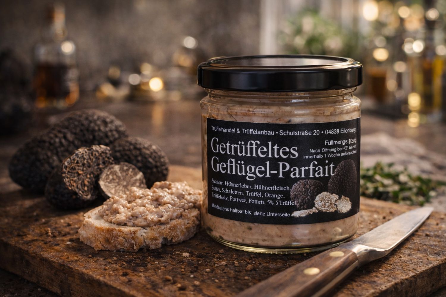 Getrüffelte Geflügel Parfait