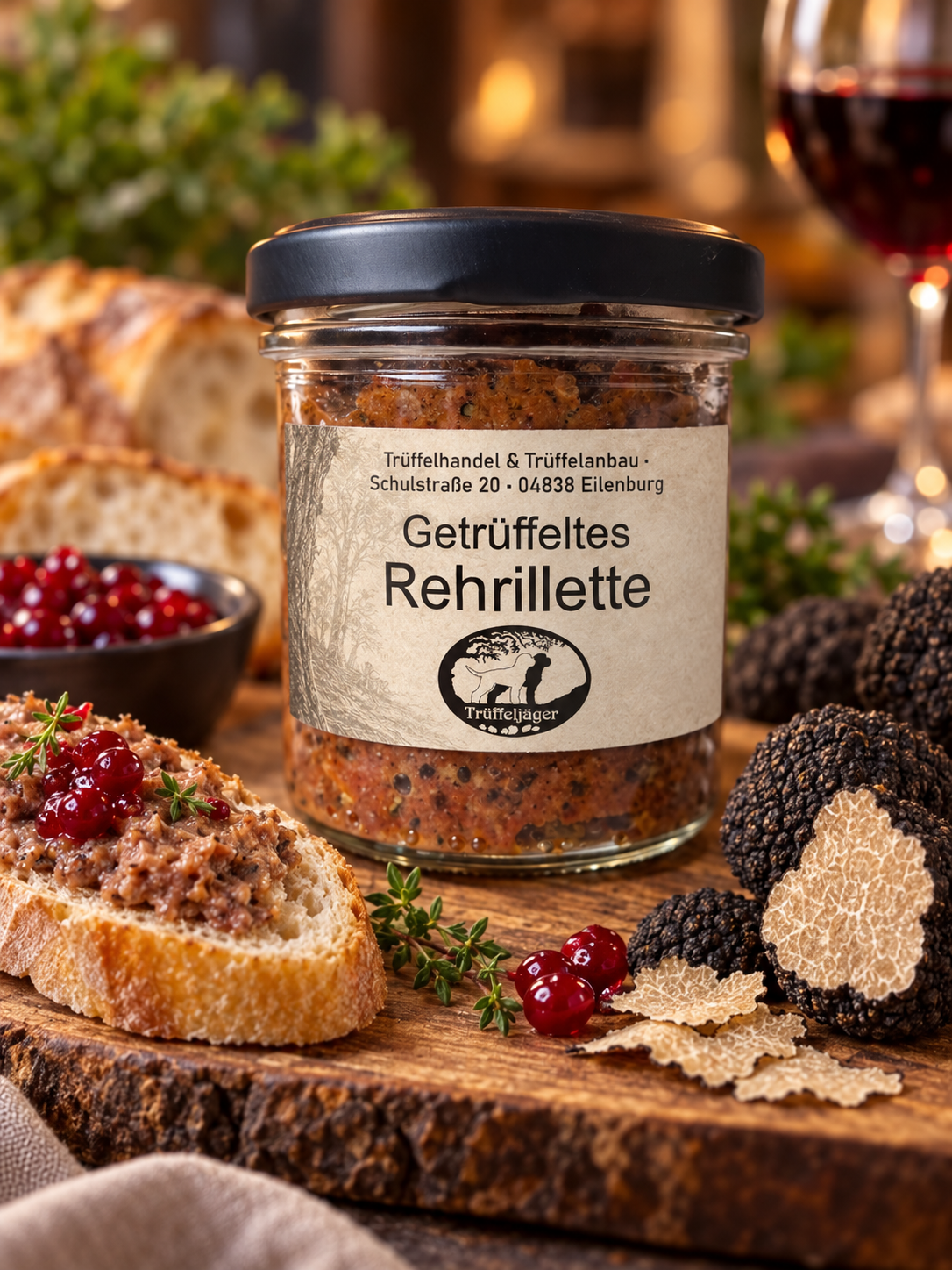 Getrüffeltes Reh Rillette